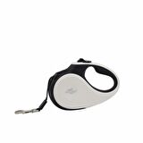 Doggie  Otomatik Köpek Tasması Soft Seri L White 